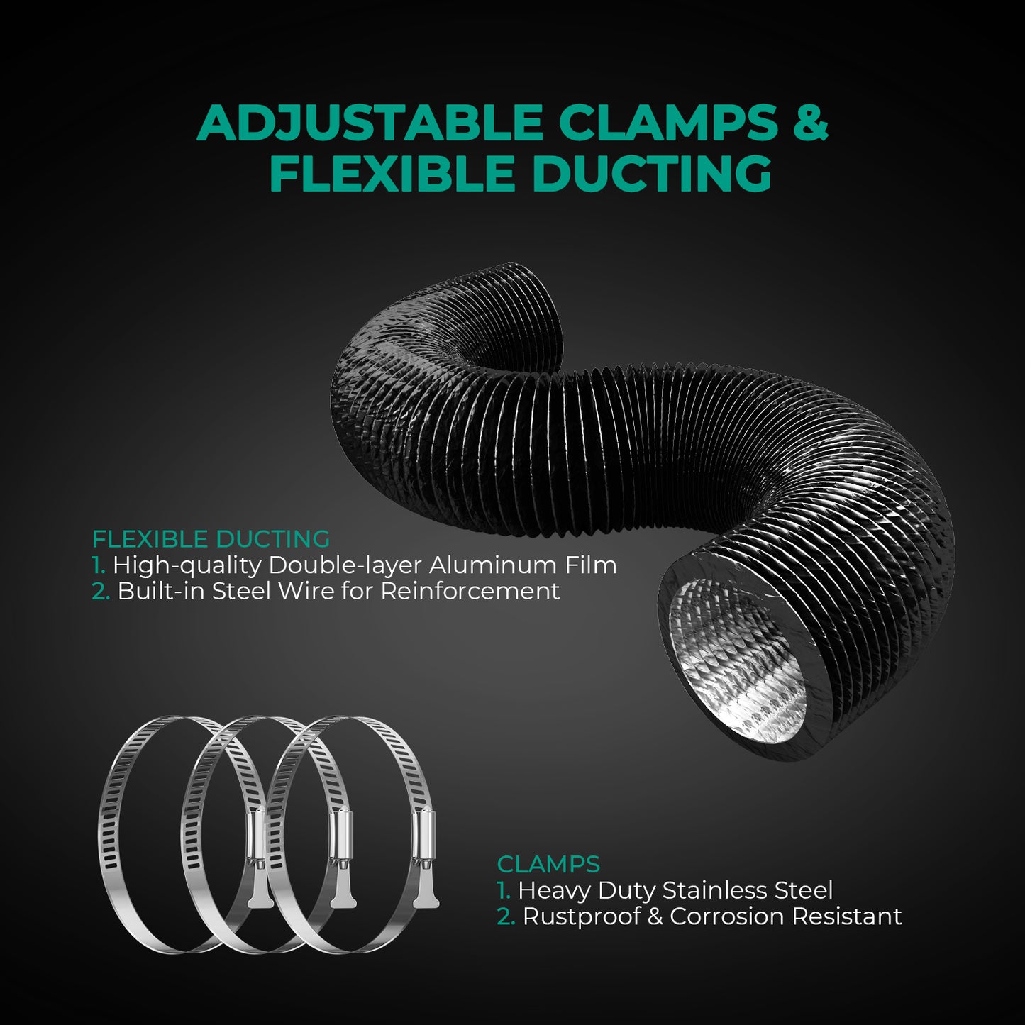 Mars Hydro 6-Inch Complete Fan Kit inkl. Smart Monitor