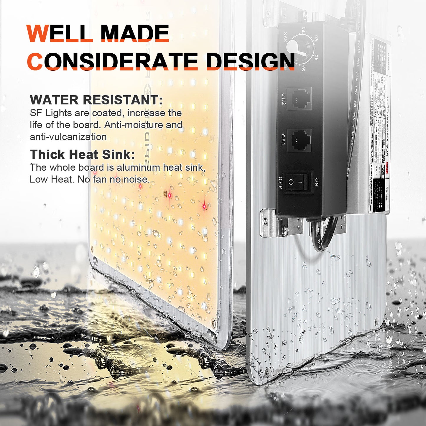 Spider Farmer SF4000 2,7 µmol/J 450W LED Grow Light