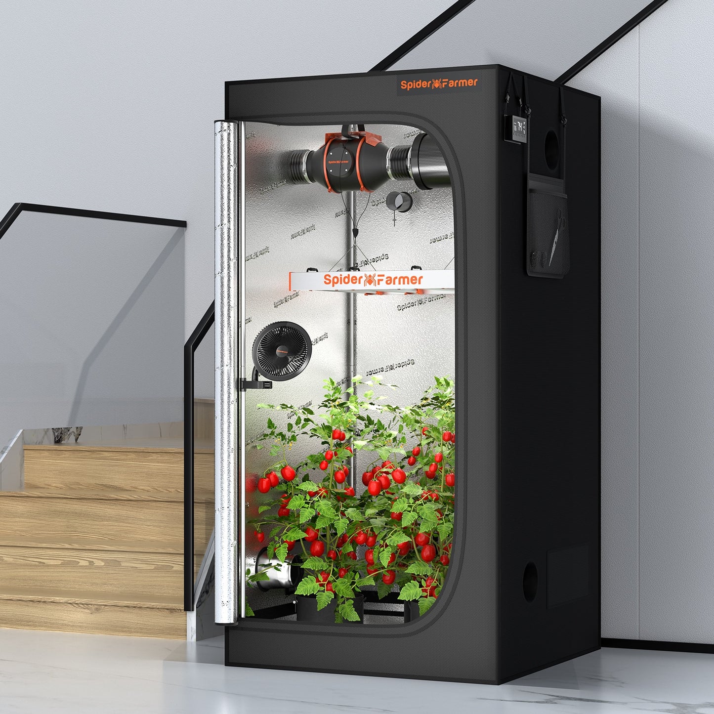 Spider Farmer 6-tommers Klippevifte