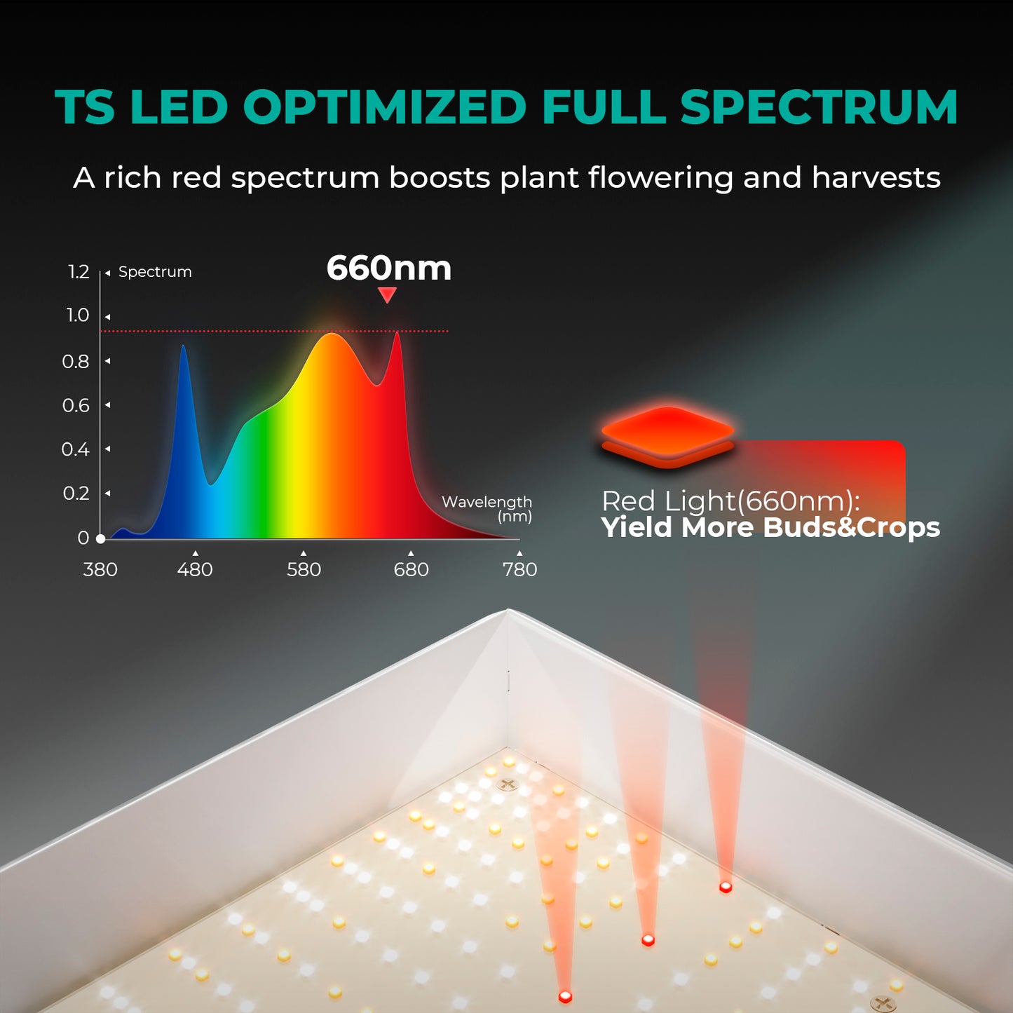 Mars Hydro Growers Kit TSW2000 Full Grow 120x120x200cm med Speed Controller eller Smart Monitor