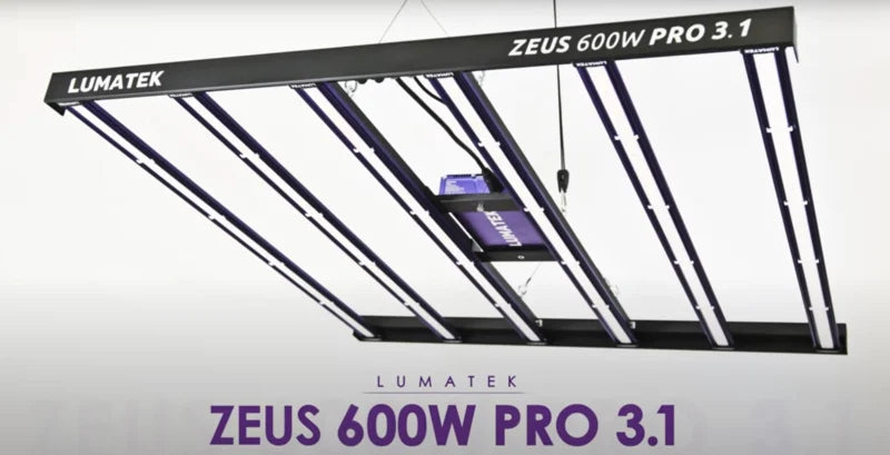 Lumatek ZEUS PRO 600 Watt 3.1 µmol/J LED Grow Light