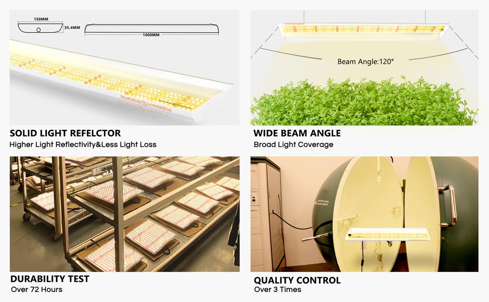 Spider Farmer SF600 74W 2,3 µmol/J LED Grow Light