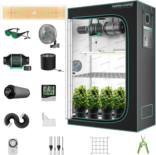 Mars Hydro Growers Kit TSL2000 Full Grow 120x60x180cm med Speed Controller